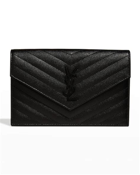 ysl small chain wallet|ysl large wallet on chain.